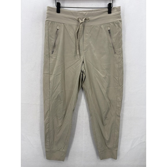 Athleta Pants - Athleta Trekkie North Jogger Pants Womens 10 Beige Hiking Travel Trail Gym Yoga